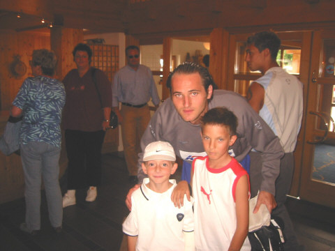 Josip Simunic und Marcel und Patrick